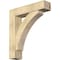 Ekena Millwork Thorton Block Rough Sawn Bracket w/ Offset Brace, Douglas Fir, 8"W x 34"D x 38"H BKT0806X34X38THR05RDF - alternate 1